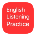 english practice listening android application logo